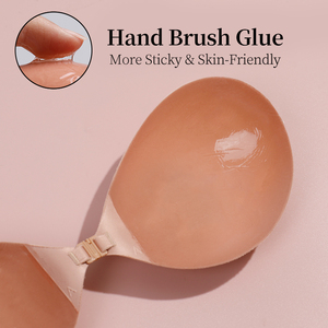 Wasserdichte klebrige Brust pflaster Frauen Plus <span class=keywords><strong>Size</strong></span> Unsichtbarer träger loser Silikon Selbst klebender BH - Product Image 4