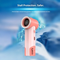 Ventilateur portable AntarcChill Turbo à batterie et électrique avec 5 vitesses réglables et écran numérique pour l'extérieur et la maison