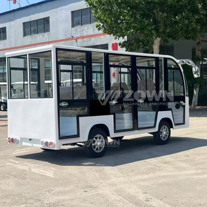 รถบัสไฟฟ้าแบบมีหลังคาสำหรับนักท่องเที่ยว ความเร็วต่ำ เหมาะสำหรับการนำชมสถานที่ในมหาวิทยาลัยและแหล่งท่องเที่ยว - Product Image 4