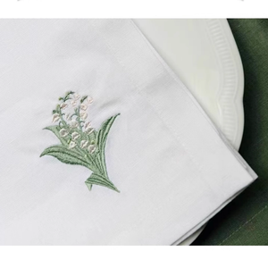 Nappes carrées modernes en lin blanc brodé sur mesure, sets <span class=keywords><strong>de</strong></span> <span class=keywords><strong>table</strong></span> faits main, durables et lavables en machine, pour <span class=keywords><strong>table</strong></span> <span class=keywords><strong>de</strong></span> salle à manger champêtre - Product Image 4