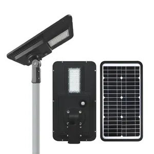 Outdoor IP65 Waterproof DC 12V 20w All In One Solar LED Street Lamp
