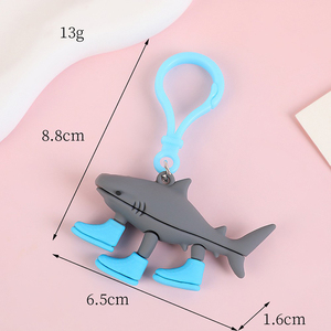 Nouveau Tralalero Tralala <span class=keywords><strong>porte</strong></span>-clés Anime Tungtung Sahur Brainrot clés de voiture anneau 3D poupée figurines <span class=keywords><strong>porte</strong></span>-clés sacs pendentif cadeau - Product Image 4