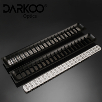 Lumière linéaire avec lentille Lentilles encastrées à 60 degrés Angle 3030 Type Grille Clear Extrudé 417Mm Lentille asymétrique linéaire elliptique