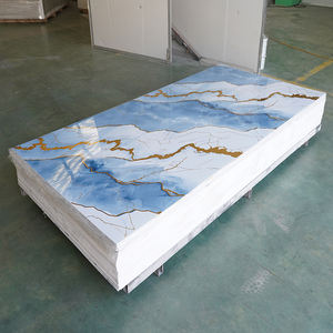 Lembaran PVC UV Ramah Lingkungan Tahan Air Ringan 3mm Motif Marmer dengan Layanan Pemotongan untuk Dekorasi Interior Dapur & Dinding - Product Image 6