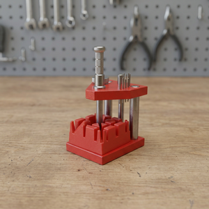 SUNTOOLS/STIPL Modèle 789A Démonte-liens multifonction en plastique rouge avec tiges métalliques pour la découpe de pierres précieuses, la fabrication de bijoux et la création de moules - Product Image 5