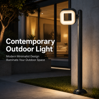 Lampe de jardin extérieure professionnelle étanche IP67, températures de couleur personnalisables pour les bancs de loisirs dans les parcs urbains