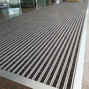 <span class=keywords><strong>Tapis</strong></span> en métal antidérapants intérieurs/extérieurs résistants commerciaux <span class=keywords><strong>tapis</strong></span> <span class=keywords><strong>d</strong></span>'<span class=keywords><strong>entrée</strong></span> encastrés à la main pour le <span class=keywords><strong>d</strong></span>époussiérage des hôtels lavable - Product Image 5