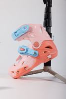 Nouveau design Patins à roues alignées à double boucle Patins à roues alignées de taille réglable pour enfants et enfants