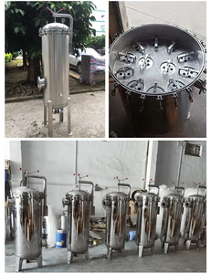 Carcasa de Filtro de Bolsa Sus304, Unidad de Filtro de Agua Pura para Bebidas, <span class=keywords><strong>Filtros</strong></span> de Bolsa de Acero Inoxidable Utilizados en Línea de Recubrimiento de Pintura y Electroforesis - Product Image 5