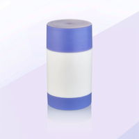 Récipient en plastique coloré de 10g 20g PP pour l'emballage rotatif de bâton de déodorant Logo ovale pour le bâton de torsion de crème solaire de lotion de parfum