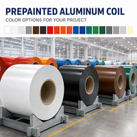 Bobine d'aluminium prépeinte 3105, épaisseur, largeur et couleurs personnalisées pour applications industrielles et architecturales