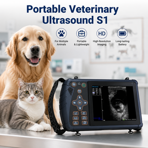 Échographe vétérinaire numérique portable S1 pour la détection de gestation chez les bovins, les chevaux, les porcs, les chiens et les chats - Product Image 1