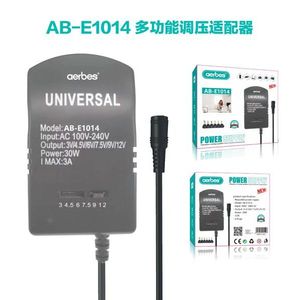 อะแดปเตอร์แปลงไฟอเนกประสงค์ Aerbes รุ่น AB-E1014 30W ชาร์จไฟได้หลายแรงดันไฟฟ้า เหมาะสำหรับการเดินทาง - Product Image 3