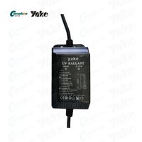 Ballast électronique UV à courant constant Yake 30W CE (LVD/EMC) 110V/220V 50/60Hz pour lampe germicide UVC à mercure basse pression, garantie 1 an