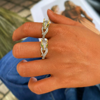 Bracelets léopard pour hommes Full Zircon Pave Lock Bangles Bracelets en argent FFBBG-16 pour cadeaux