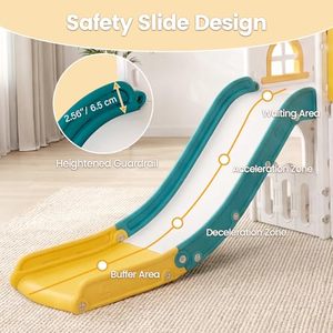 Casa de juegos de <span class=keywords><strong>escalada</strong></span> para interiores para niños, sala de juegos para bebés, equipo de juegos para niños pequeños, juego de columpio y toboganes de plástico para niños, juguetes deslizantes - Product Image 4