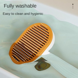 Cepillos de Aseo Autolimpiables de Acero Inoxidable para Perros y Gatos, Peine Multifuncional con Botón de Liberación, Marca OEM - Product Image 5