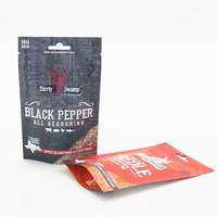 Sachet d'emballage souple en plastique pour épices, personnalisable, de qualité alimentaire, avec impression sur mesure, type pochette verticale
