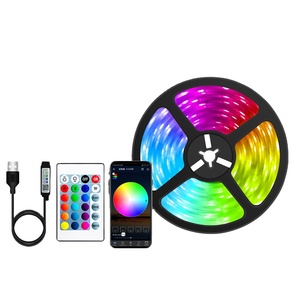Décoration DC 5V 5050 2835 1M 2M 3M 4M 5M 10M 15M 50M SMD RVB Flexible TV Rétro-Éclairage Smart Led Bande Lumineuse avec Télécommande USB - Product Image 1
