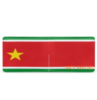 Dompet Kulit Bendera Dominika untuk Pria Dompet Lipat Dua Kapasitas Ekstra dengan Jendela ID Dompet Tipis dengan Banyak Slot Kartu