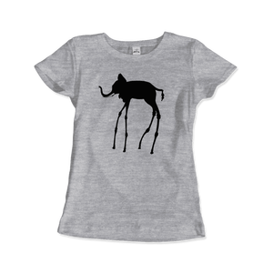 T-shirt in jersey di cotone 100% con schizzo dell'elefante di Salvador Dali - Product Image 2