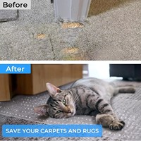 Großhandel Luxuriöser Weicher PVC Transparenter Anpassbarer Kratzfester Rutschfester Teppichschutz für Katzen und Hunde, Einfach Zugeschnitten