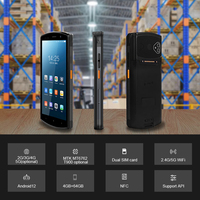 Terminal Portátil con Pantalla HD de 5.7 Pulgadas, 4GB+64GB, Android 12, 4G, PDA para Almacén con Bluetooth, WiFi y Escáner de Código de Barras 2D, Precio de Fábrica
