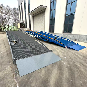 Rampe de chargement de 8 tonnes, niveleur de conteneurs pour terminal, plateforme élévatrice pour camions, rampe de chargement pour chariots élévateurs, <span class=keywords><strong>pont</strong></span> d'accès <span class=keywords><strong>mobile</strong></span> - Product Image 6