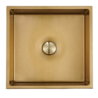 Lavabo colonne en acier inoxydable pour salle de bain, vasque autoportante en acier inoxydable