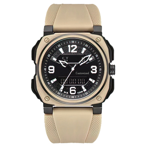 Reloj de Cuarzo de Alta Gama a Prueba de Agua con Correa de Silicona y Doble Pantalla para Hombre - Product Image 3