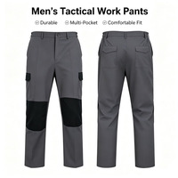 Pantalons de travail en gros, confortables, résistants, de protection, avec genouillères renforcées, fournis par l'usine