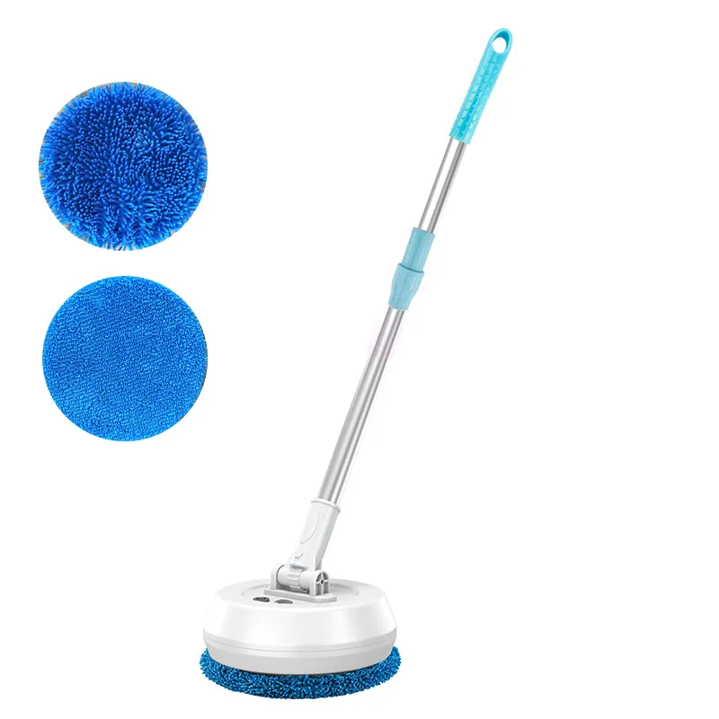 New Wireless Electric Automatic Window Cleaner Telescopic Rod Mop for Wet and Dry Floor Mopping Round