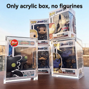 SHP Los más vendidos Acrílico <span class=keywords><strong>Funko</strong></span> <span class=keywords><strong>Pop</strong></span> Capitán América Iron Man Thanos Modelo Figura Funkos <span class=keywords><strong>Pop</strong></span> Protector Vitrina de alta calidad - Product Image 6