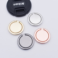 Support de téléphone métallique Ultra-mince pliable à Rotation de 360 degrés, poignées d'anneau, support d'anneau de doigt pour étui de téléphone portable et de tablette, accessoires