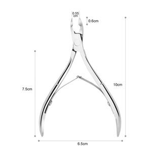 Expédition rapide en acier inoxydable podiatrie jetable professionnelle pince à cuticules pour ongles incarnés - Product Image 6