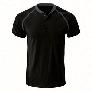 เสื้อยืดแขนยาวทรงเฮนลีย์สองสีสำหรับผู้ชาย ผ่านการรับรองมาตรฐาน NFPA2112 ผลิตจากผ้าฝ้าย 6 ออนซ์ ระบายอากาศได้ดี น้ำหนักเบา เหมาะสำหรับงานก่อสร้าง น้ำมัน และก๊าซ - Product Image 2