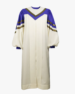 Toghe da Coro Personalizzate Viola <span class=keywords><strong>Andante</strong></span> con Decorazione a Motivo di Grano sulle Stole - Product Image 5