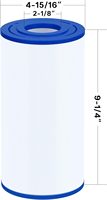 Filtre Cryspool compatible avec C-4335, PRB35-IN, FC-2385, 35 Sq. Lot de 2 cartouches filtrantes pour spa, support OEM
