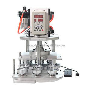 Button <b>Making</b> Machine 25 32 37 44 50 56 58 75mm 6pcs Round Mould Pneumatic Button Maker Automatic Pin <b>Badge</b> Maker - Product Image 2