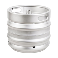 Fût à bière en acier inoxydable 304 de 20L, 30L, 50L, norme européenne, type A/D/S/G, baril à lance, vente en gros, stockage de bière vide