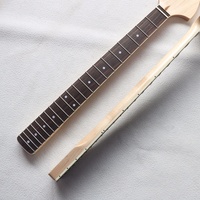 Manche de guitare ST Donlis en érable canadien à tête large, avec incrustation en blocs d'ivoire, touche en palissandre, rayon de 9,5 pouces, finition Jumbo Nitro