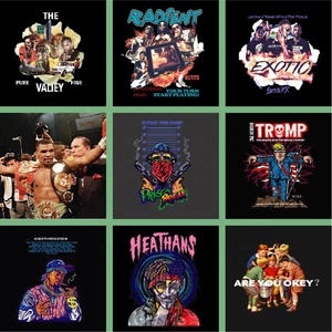 Ukuran standar desain kustom putaran cepat kualitas bagus langsung ke Film DTF Logo Transfer panas <span class=keywords><strong>Patch</strong></span> untuk kemeja - Product Image 2