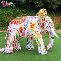 Mascotte gonflable personnalisée, modèle animal, accessoires de scène, publicité, éléphant gonflable géant pour spectacle sur scène