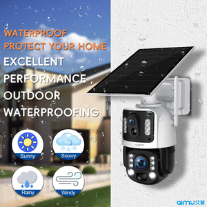 Nhà máy OEM 4 gam Wifi 6MP ba ống kính 20x Zoom quang học Tự động theo dõi CCTV <span class=keywords><strong>Camera</strong></span> PIR Mạng UBOX năng lượng mặt trời cctv <span class=keywords><strong>camera</strong></span> an ninh - Product Image 2