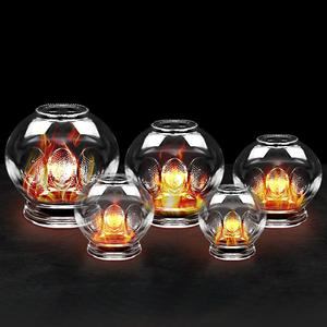 Ensemble de ventouses en verre Chenye, ventouses manuelles à vide pour la maison et les salons de beauté, transparentes 12345 - Product Image 4