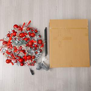 Árbol <span class=keywords><strong>de</strong></span> <span class=keywords><strong>Navidad</strong></span> Portátil Premium <span class=keywords><strong>de</strong></span> 1.5-2.1m con Luces LED Cálidas para Decoración Navideña en Interiores, Dormitorios y Fiestas - Product Image 5