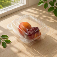Boîte à gâteau transparente en plastique PET thermoformé pour l'emballage alimentaire
