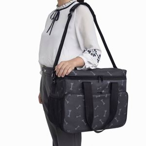 Sac de voyage pliable pour chien, grande capacité, imperméable, avec 2 compartiments pour nourriture, échantillon gratuit - Product Image 6