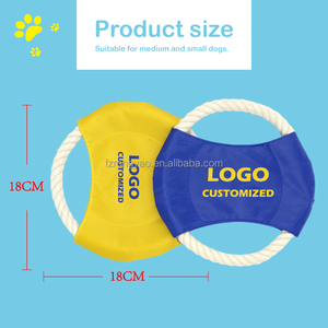 Juguete de Disco Volador para Perros con Logotipo Personalizado, Juguete Interactivo de Lujo para Perros, Juguete de Rompecabezas para Perros con Cuerda de Algodón, Gran Venta 2026 - Product Image 4
