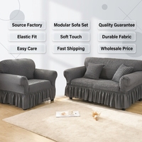 Housse de protection résistante pour canapé, anti-poussière, adaptée aux animaux domestiques, extensible et robuste, vente en gros, directement de l'usine